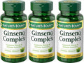 Nature's Bounty Ginseng Complex Herbal Health Capsules 75 Ea ( ) Pack Of 3