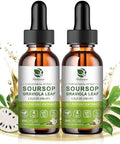Lukaree Pure Soursop Leaves Extract 10X Concentrated Graviola Soursop Bitters Liquid Drop For Immune Digestive Energy Coldextracted With High Potency Alcohol Vegan & Nongmo