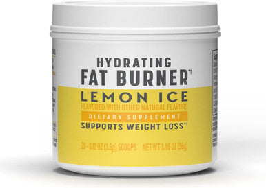Nutrisystem Hydrating Fat Burner Supplement for Men and Women, Mix and Sip Dietary Supplement, Lemon Ice - 28 Servings