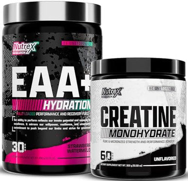 Nutrex Research Eaa Hydration Strawberry Watermelon Aminos & Creatine Monohydrate Powder