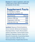 Slowmag Muscle & Heart Magnesium Chloride Supplement With Calcium 60 Count Supports Muscle Relaxation Heart Nerve & Bone Health High Absorption