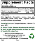 Best Naturals Vitamin B1 As Thiamine Mononitrate 100 Mg 120 Tablets (120 Count (Pack Of 2))