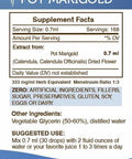 Secrets of the Tribe Pot Marigold Alcohol-Free Tincture (Glycerite) 652 mg Pot Marigold (Calendula, Calendula Officinalis) Dried Flower (4 Fl Oz) Digestive Support Supplement