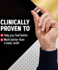 GNC Mega Men Multivitamin Caplets Clinically Proven to Feel Better Immune Support Energy Support Antioxidants B Vitamins Vitamin D-3 Timed Release 180 count 90 day supply