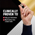 GNC Mega Men Multivitamin Caplets Clinically Proven to Feel Better Immune Support Energy Support Antioxidants B Vitamins Vitamin D-3 Timed Release 180 count 90 day supply