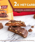 Atkins Caramel Almond Clusters Gluten Keto Snack Bars With Lemon Bar 16 Count