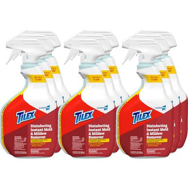 Cloroxpro Tilex Disinfecting Instant Mold And Mildew Remover Spray 32 Fluid Ounces Pack Of 9 (Package May Vary)