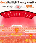Puroth Red Light Therapy Knee Brace With Massage 3 Vibration Knee Massager With 660Nm 850Nm Infrared Red Light 5000Mah Cordless Electric Heated Knee Wrap For Knee Joint Elbow For Men Women