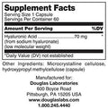 Douglas Labs, Hyaluronic Acid, 60 vegcaps