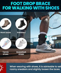 Welnove Afo Foot Drop Brace Adjustable Lightweight Ankle Support Keeps Foot At 90 Dorsiflexion Relieves Drop Foot Achilles Tendonitis Ankle Sprain