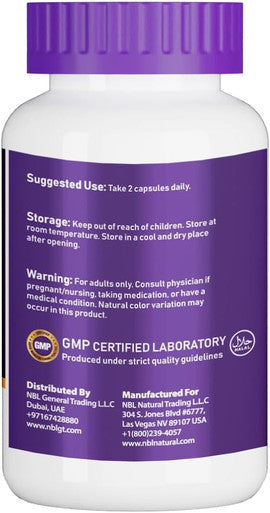 Nbl Natural NBL Natural Organic Spirulina 1000mg Super Green Whole Food Supplement - Double Strength 1000 mg 120 Tablets