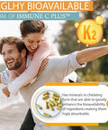 Quercetin 1,000Mg, Vitamin C 1,000Mg, Zinc 50Mg, Vitamin D3 5,000Iu, Selenium, Copper, Acerola, Ginger, Rutin, Bitter Orange, Rose Hips, Echinacea, Immune C Plus, 14 In 1 Immune C Plus (60 Count)