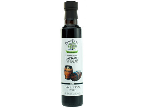 Sutter Buttes Aged Balsamic Vinegar Ã¢â‚¬â€œ Traditional Style (250ml bottle), Artisan Italian Grape Must Reduction Balsamic Vinegar, Handcrafted Premium Thick and Sweet Golden Vinegar