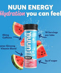 Nuun Energy Electrolyte Tablets With Ginseng Caffeine From Green Tea Extract Vitamin B12 B6 B5 Magnesium & 4 Other Electrolytes Gluten & Vegan Mixed Flavors 4 Pack (40 Servings Total)