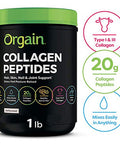 Orgain Organic Plant Based Protein Powder Hydrolyzed Collagen Powder