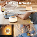 Auge Light 4-In-1 White Noise Machine Portable Rechargeable Sleep Sound Machine With Dimmable Night Light Bluetooth Speaker & Sleep Timer 30 Sounds 32 Volume For Baby Adult Travel Office