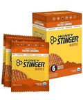 Honey Stinger Organic Gluten Free Salted Caramel Waffle | Energy Stroopwafel for Exercise, Endurance and Performance | Sports Nutrition for Home & Gym, Pre and Post Workout | Box of 6 Waffles, 6.36 Oz