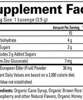 Quantum Health TheraZinc USDA Organic Zinc Lozenges Eldertry Raspberry Immune Support Formulated with Zinc Gluconate Fast Relief No Aftertaste 25 Count Pack of 1