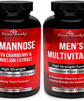 Divine Bounty D-Mannose Capsules & Mens Multivitamin Bundle