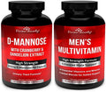 Divine Bounty D-Mannose Capsules & Mens Multivitamin Bundle
