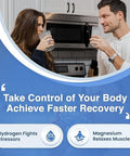 Rejuvenation Molecular Hydrogen Tablets With Magnesium: Highest Dose And Concentration, Supports Gut, Liver, Brain, Cardiovascular, Mitochondrial Health - Unflavored