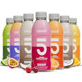 Coco5 Coconut Water Variety Pack Natural Electrolyte Sports Drink, 12 Pack | 2 bottles each of 6 flavors. Active hydration, low sugar, nothing artificial. Potassium, sodium, magnesium, calcium.
