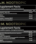 Terra Elmnt Ampm Nootropic Total Focus Calm 9X Strength W. Caffeine L-Theanine Alpha Gpc L-Tyrosine Ashwagandha - X-Release Energy Pills Nootropics Brain Support Supplements For Memory And Focus Supplement