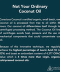 Conscious Coconut Travel-Ready Coconut Oil Tube (3.4 oz) ÃƒÂ¢Ã¢â€šÂ¬Ã¢â‚¬Å“ Organic, Fair Trade, Raw & Centrifuged | TSA-Approved Multipurpose Skin Care