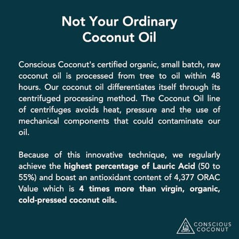 Conscious Coconut Travel-Ready Coconut Oil Tube (3.4 oz) ÃƒÂ¢Ã¢â€šÂ¬Ã¢â‚¬Å“ Organic, Fair Trade, Raw & Centrifuged | TSA-Approved Multipurpose Skin Care