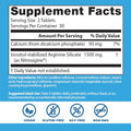 Doctor'S Best Fast Acting Arginine Complex - L Arginine Supplements For Men & Women Helps Nitric Oxide Level Blood Flow & Cardiovascular Health Support 1500 Mg Per Serving Vegan 60 Tablets