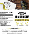 Ambrosia Nomorbidity Advanced Appetite Control & Hunger Management Formula Appetite Suppressant & Mood Support With Ksm-66 Ashwagandha Garcitrin And Thinogen