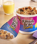 Kellogg's Raisin Bran Crunch Breakfast Cereal, Good Source of Fiber, Large Size, 19.7 oz