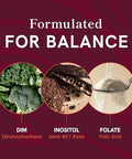 Smnutrition Ovarian Support For Hormone Balance For Women Healthy Ovulation Menstrual Cycle & Reproductive Health Support Dim Supplement With Myoinositol & Dchiro Inositol & Folate Complex 30 Day Supply