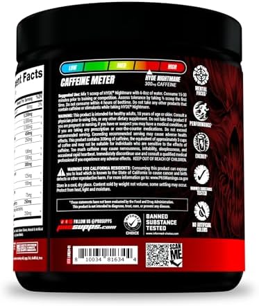 Prosupps Hyde Nightmare Intense Energy Pre-Workout Blood Berry And Creatine 300 Bundle