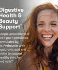 Garden Of Life Dr. Formulated Beauty Probiotics With Biotin Hyaluronic Acid And Pre Pro & Postbiotics Skin Health Hair & Nails Non-Gmo Gluten-Free 60 Vegetarian Capsules