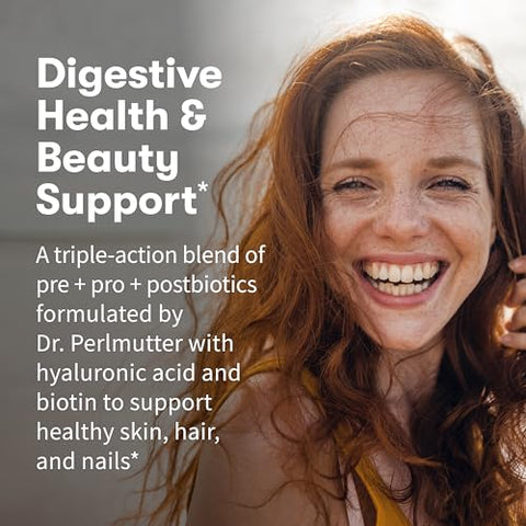 Garden Of Life Dr. Formulated Beauty Probiotics With Biotin Hyaluronic Acid And Pre Pro & Postbiotics Skin Health Hair & Nails Non-Gmo Gluten-Free 60 Vegetarian Capsules