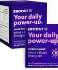 Eboost Energy Drink & Electrolyte Powder 20 Packets Super Powder Pink Lemonade With No Added Sugar Essential Blend Of Vitamins Nootropics & Natural Caffeine And Hydration Pre & Post Workout