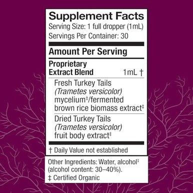 Host Defense Bundle With Lion'S Mane Extract 1 Fl Oz & Turkey Tail Extract 1 Fl Oz Support Brain Health Memory & Focus Support Digestive Health & Immune Response