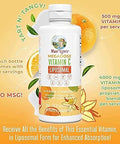 MARYRUTH'S Organics Vitamin C Gummies and Liposomal Immunity Bundle Vitamin C Chewable Gummies 60ct Megadose Vitamin C Liposomal 500mg 7.6oz Formulated for Adults and Kids Vegan Immune Support