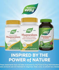NatureS Way Magnesium Glycinate Complex Supports Heart Muscle Nerve Function Highly Absorbable 220 Mg Per 2Tablet Serving No Gluten Vegan 120 Tablets (Packaging May Vary)