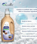 Livepure Anti-Allergen 50 Oz Laundry Detergent For Dust Mites Pet Dander Allergies