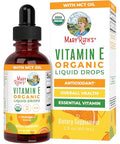 MaryRuth Organics USDA Vitamin E Liquid Drops 2 Month Supply Bone and Joint Health Cognitive Health for Adults and Kids Sugar Free Vegan NonGMO Gluten Free 2 Ounces