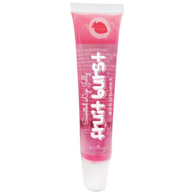 Italia Deluxe Fruit Bursts Lip Jelly Lip Gloss With Vitamin E 6 Pcs Set with FREE LIP SCRUB