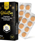 Manuka Honey Lozenges, 16 Count Made W/UMF 20+, MGO 1046 New Zealand Manuka Honey, UMF Certified, Monofloral, Traceable from Hive to Hand