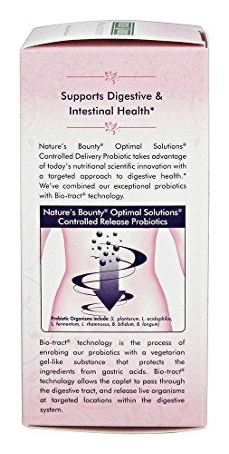 Nature'S Bounty Natures Bounty Optimal Solutions Probiotics Targeted Release Caplets - 30 Ea 2 Pack