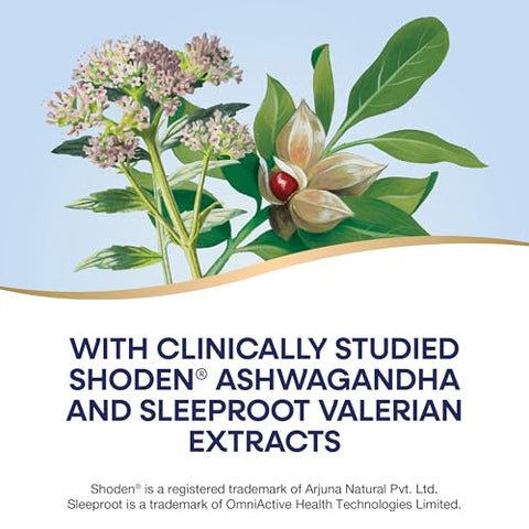 Nature'S Way Rest & Restore Melatonin-Free Sleep Supplement With Ashwagandha Valerian Vegan 30 Capsules