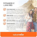 NatureWise Vitamin D3 5000IU (125mg) 360 Count + Vitamin C 1000mg Capsules 120 Count Bundle for Daily Immune and Heart Health Gluten Free NonGMO Halal Gelatin