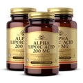 Solgar Alpha Lipoic Acid 200 Mg 50 Vegetable Capsules (Pack Of 3) - Antioxidant Support - Helps To Recycle Glutathione Vitamin C & E Coq-10 - Non-Gmo Vegan Gluten Free Dairy Free Kosher 150 Total Servings