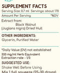 Black Walnut B120 (2pcs) Alcohol-Free Herbal Extract Tincture, Concentrated Liquid Drops Natural Black Walnut (Juglans Nigra) Dried Hull (2x4 fl oz)
