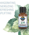 Garden Of Life Essential Oils Starter Pack (Lavender Peppermint Lemon Tea Tree) 2 Fl Oz Liquid (60 Ml) - Set Of 4-0.5 Fl Oz Bottles 100 Usda Organic & Pure Non-Gmo For Diffuser Aromatherapy